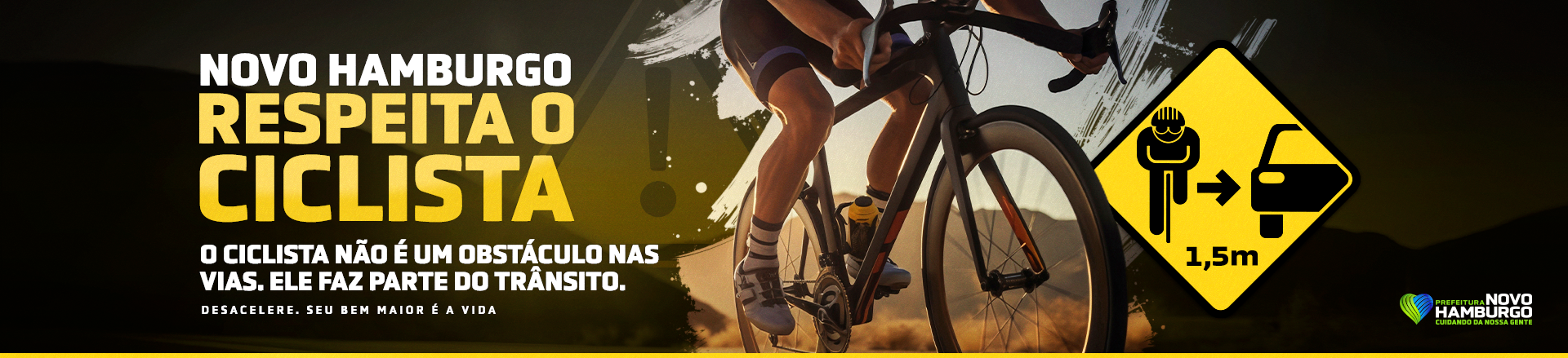 imagem campanha respeite os ciclistas