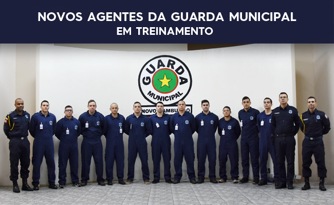 13 guardas ailnhados lado a lado vestidos de azul