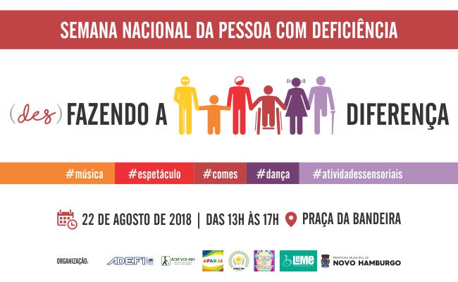 Em fundo branco, o escrito "Desfazendo a diferença"