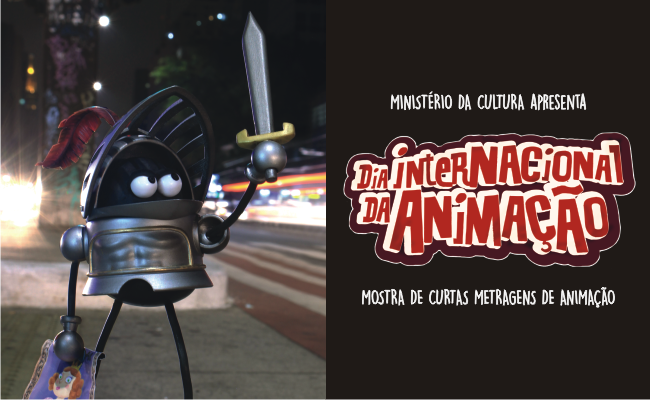 O desenho de uma espécie de formiga com uma armadura de metal e uma espada na mão