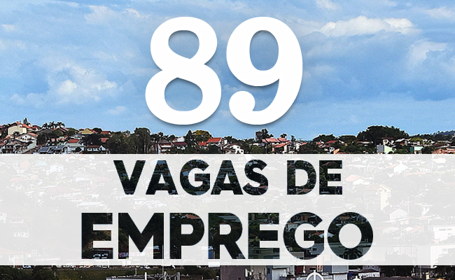 89 vagas de emprego