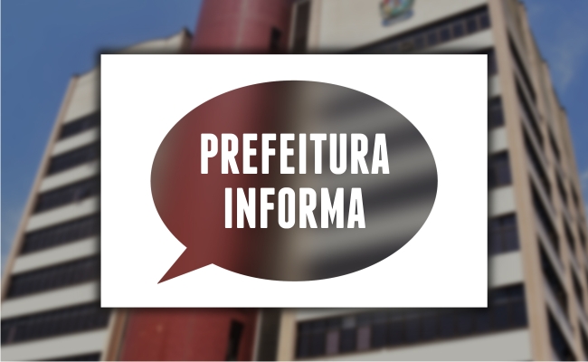 Prefeitura informa