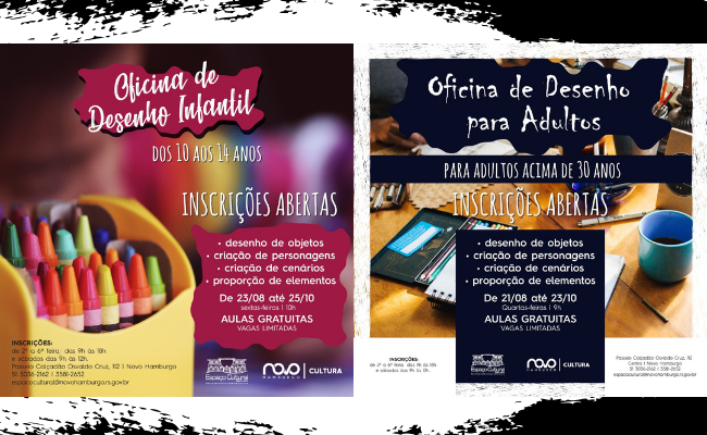 Oficinas de desenhos
