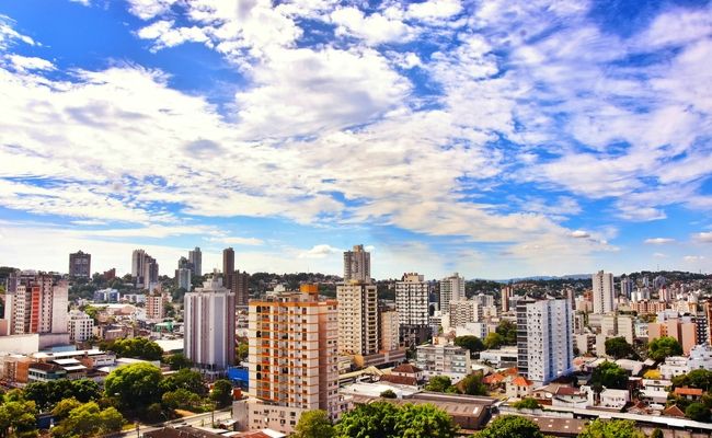 Foto aérea de Novo Hamburgo
