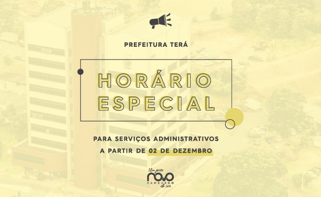Horário especial