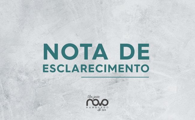 Nota de esclarecimento