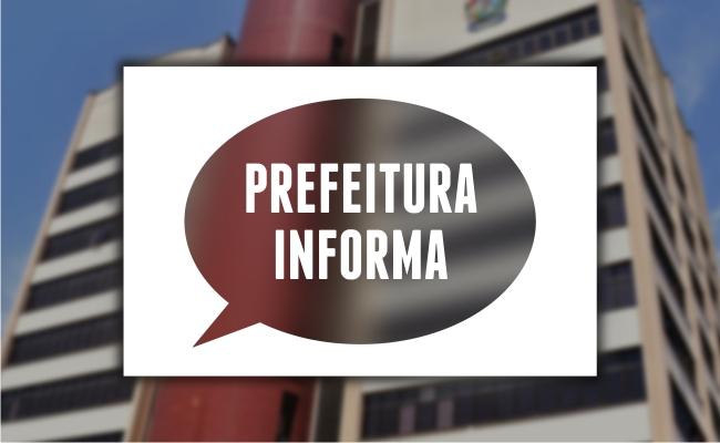 Prefeitura informa