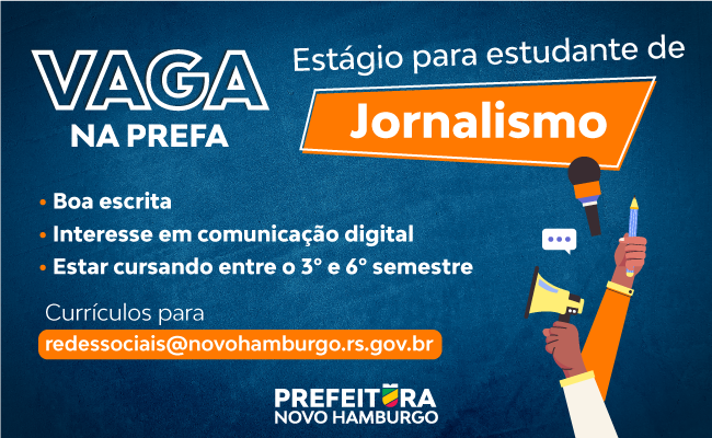 card com ilustração e informações sobre o estágio