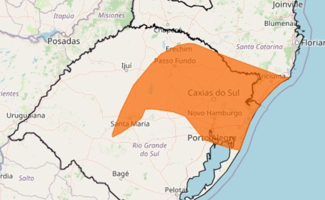 Alerta meteorológico colocou a cidade em zona de alerta 