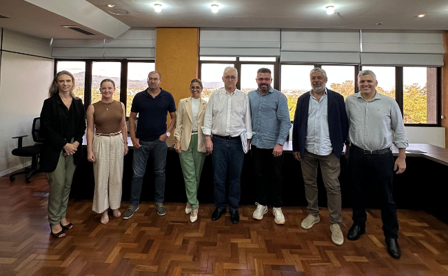 O encontro marcou a primeira reunião da Administração Municipal com os empreendedores