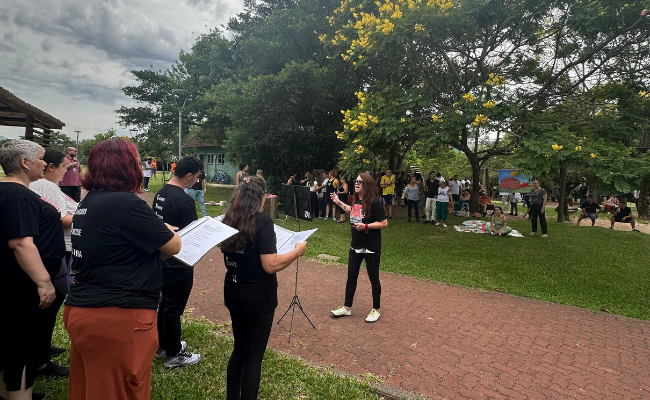 Aberto à comunidade em geral, o evento era voltado aos usuários da Rede de Atenção Psicossocial (RAPS) da cidade.