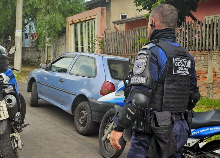 GESCOM localizou veículo no bairro Canudos