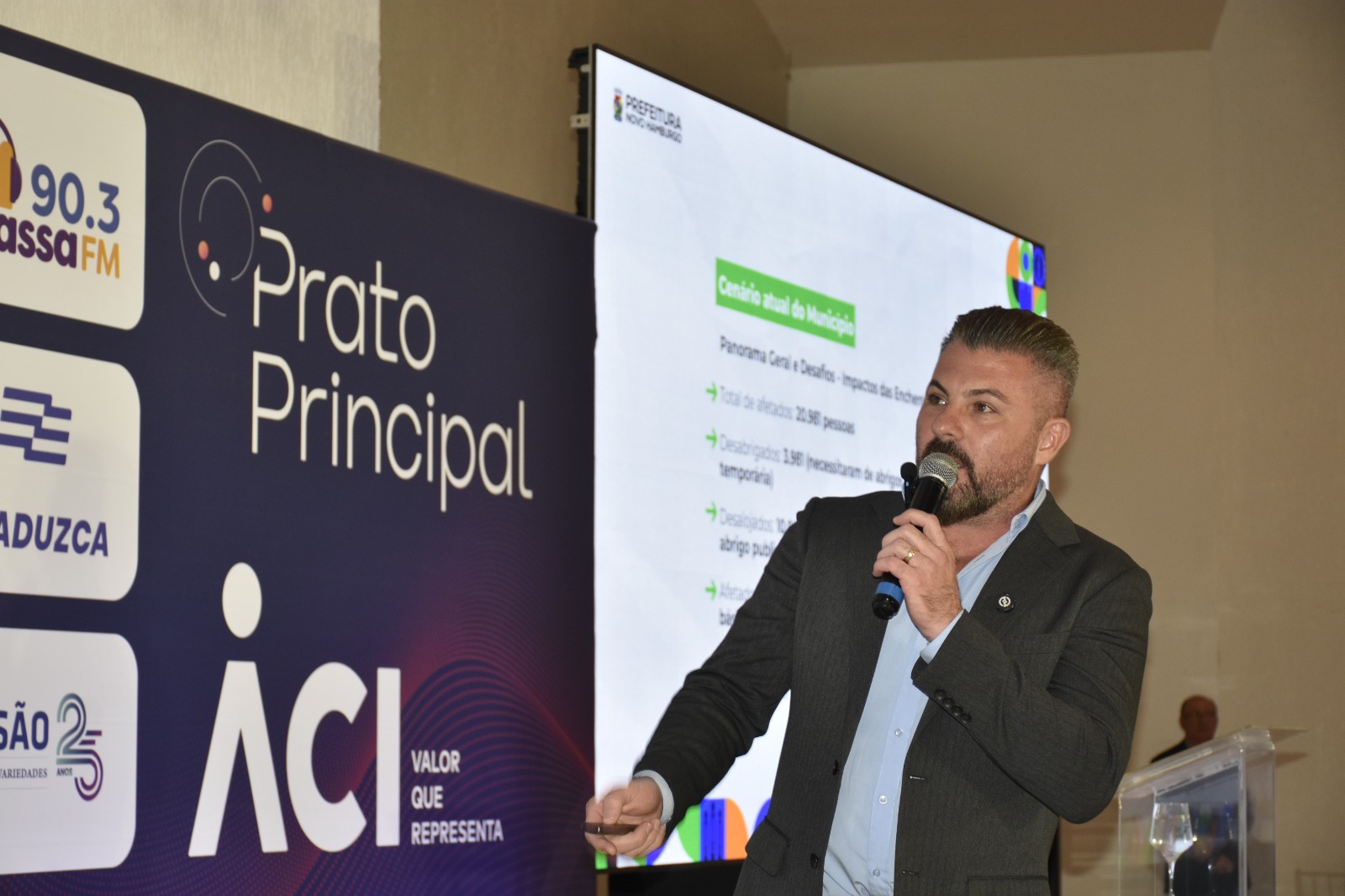 FInck palestrou no Prato Principal da ACI