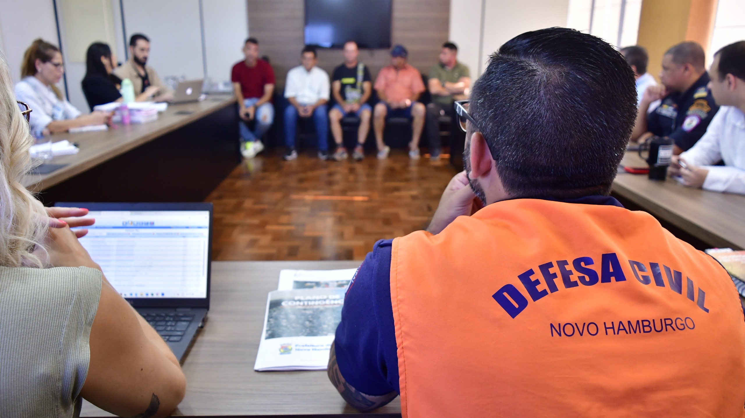 Reunião faz parte do desenvolvimento do plano de contingência de Novo Hamburgo