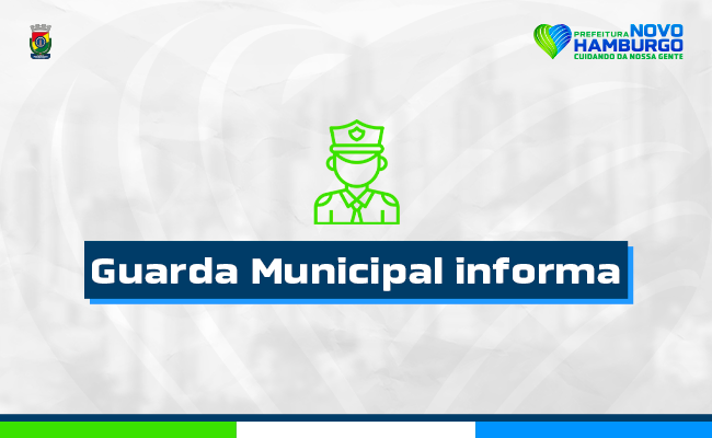 banner padrão de informações da Guarda Municipal de Novo Hamburgo
