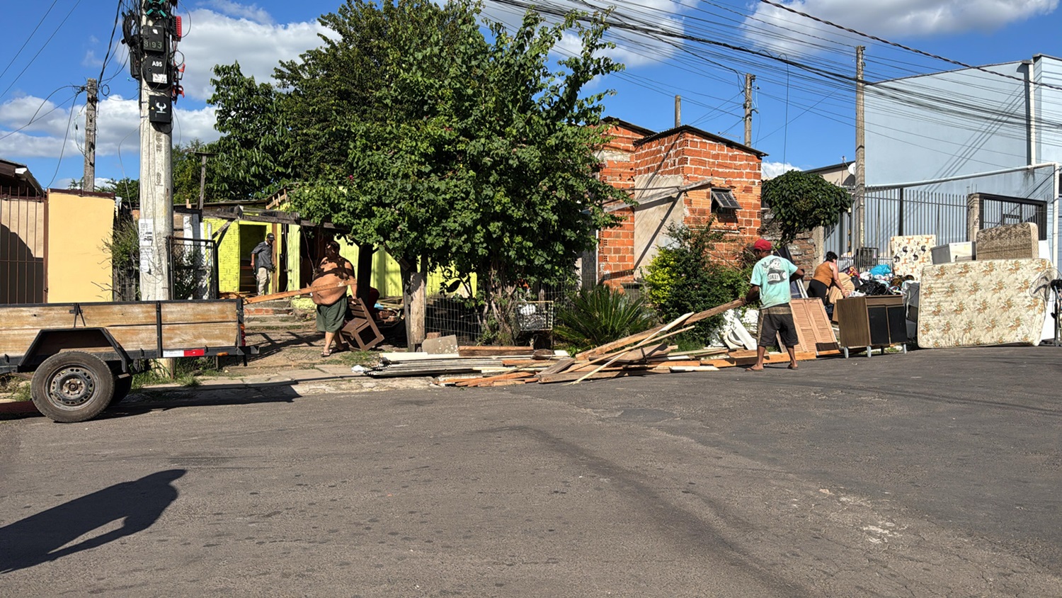 O bairro Canudos começou a vivenciar nesta semana uma nova etapa no processo de reconstrução pós-enchente em Novo Hamburgo.