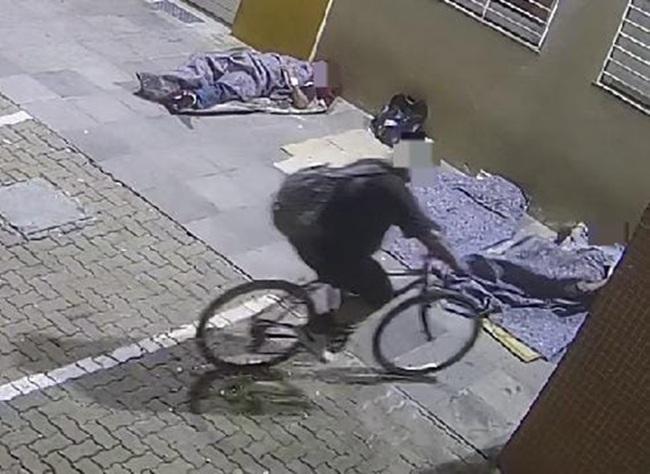 Câmeras identificaram suspeito do roubo da bicicleta 