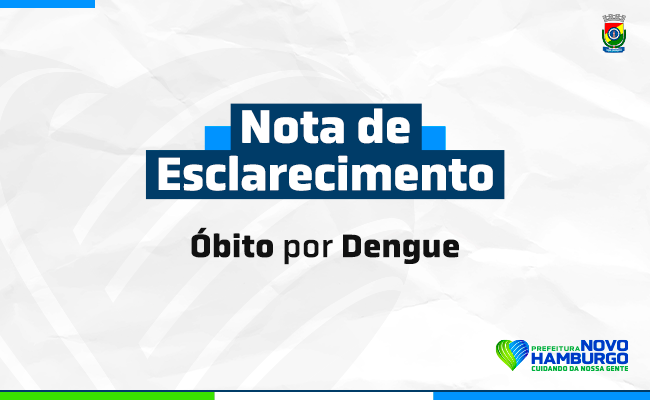 Nota de esclarecimento: óbito por dengue