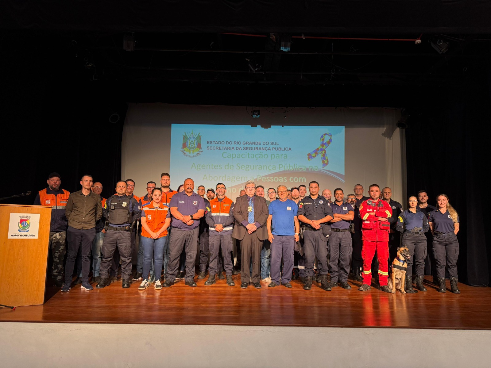 Agentes da Guarda Muncipal e da Defesa Civil foram o público-alvo da palestra