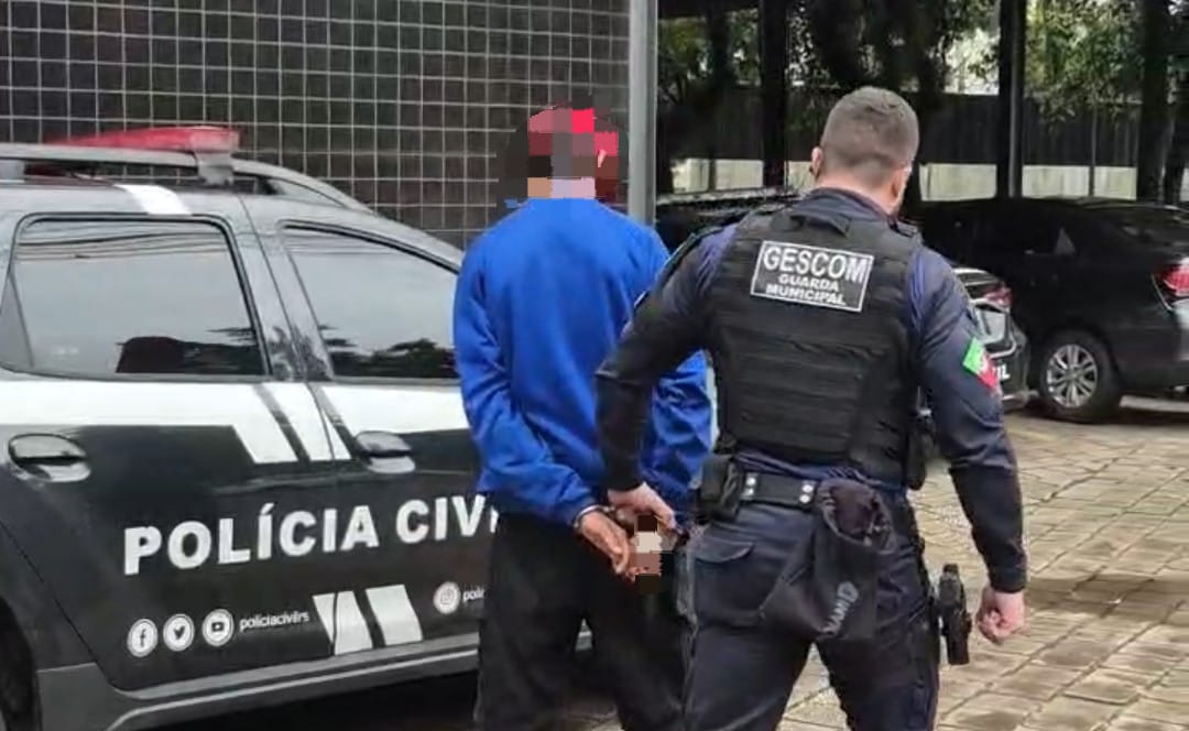 Homem foi detido após abordagem da Guarda Municipal 