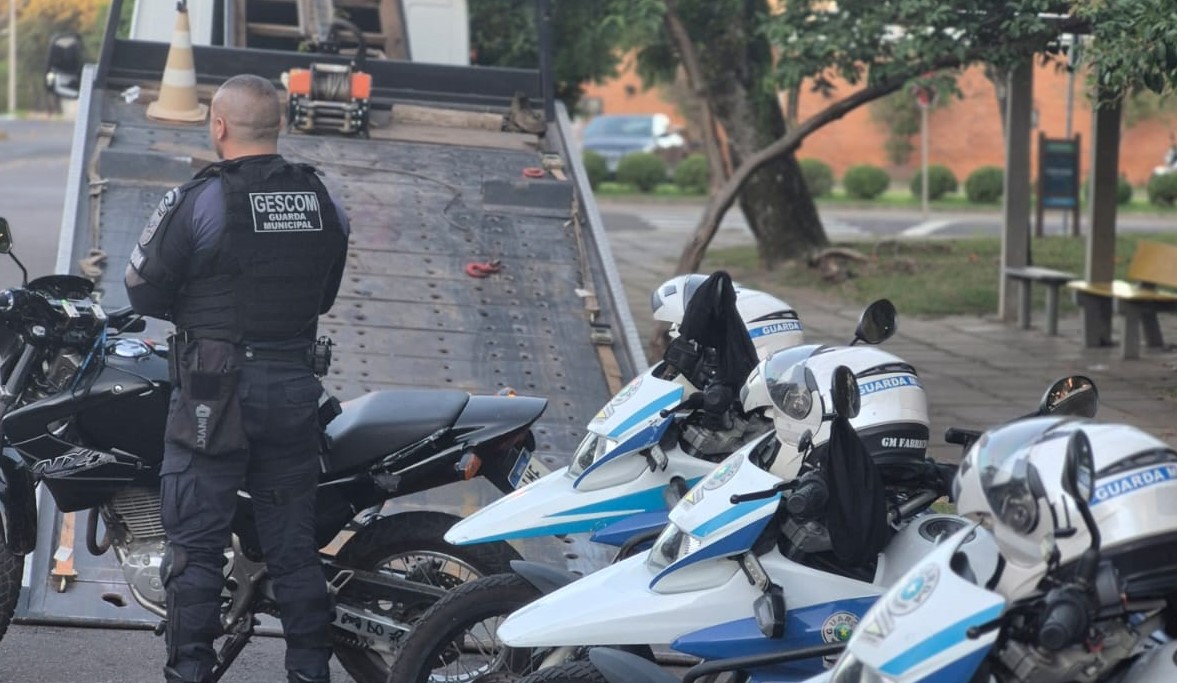 Moto foi recolhida após ação da GESCOM