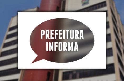 Prefeitura informa