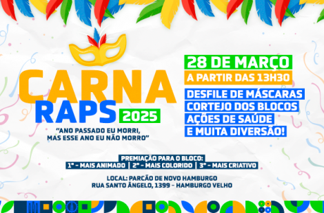 Prepare a fantasia que vem aí o CarnaRaps 2025 
