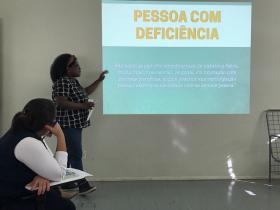 Palestra nas unidades sobre a saúde da pessoa com deficiência